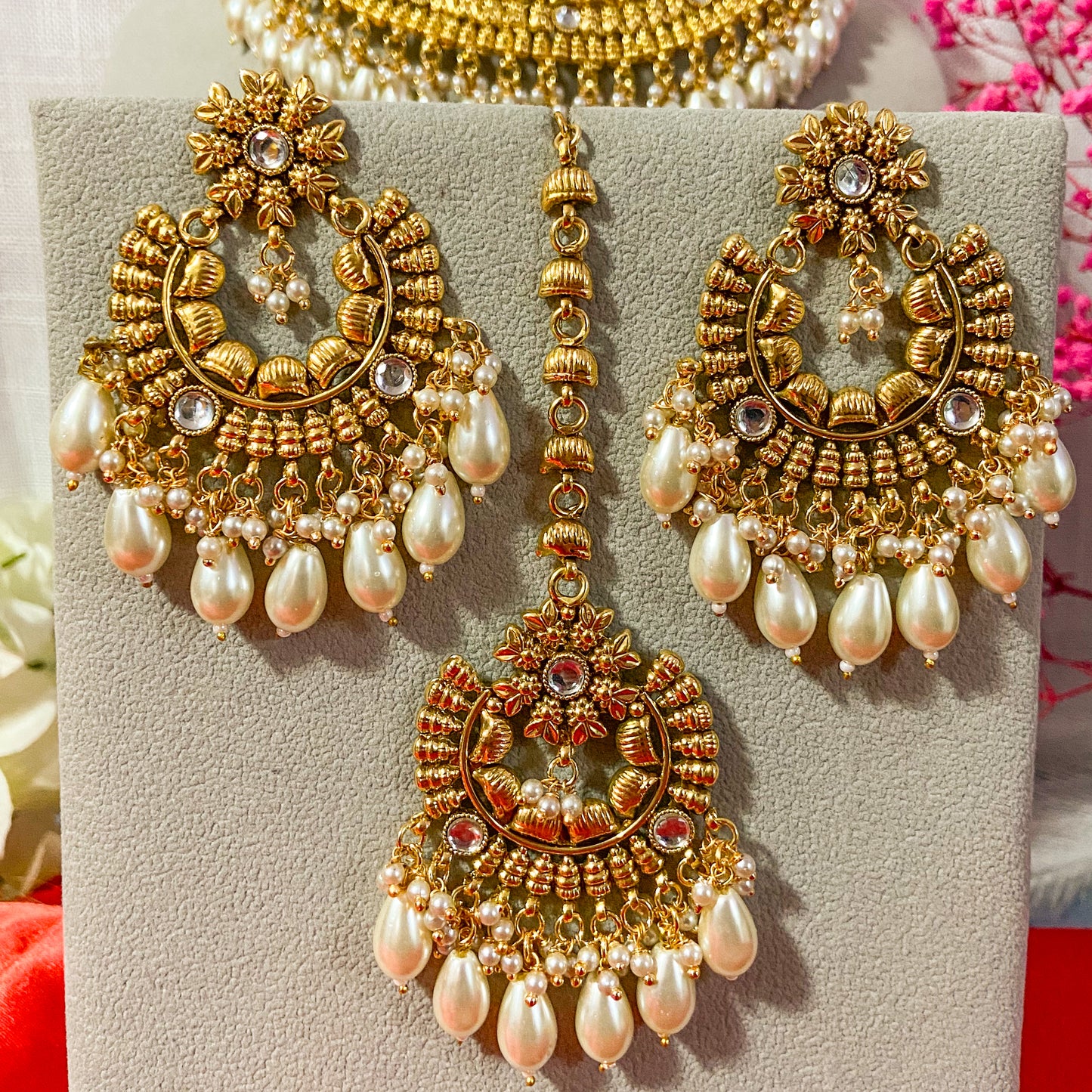 Punjabi traditional necklace- golden