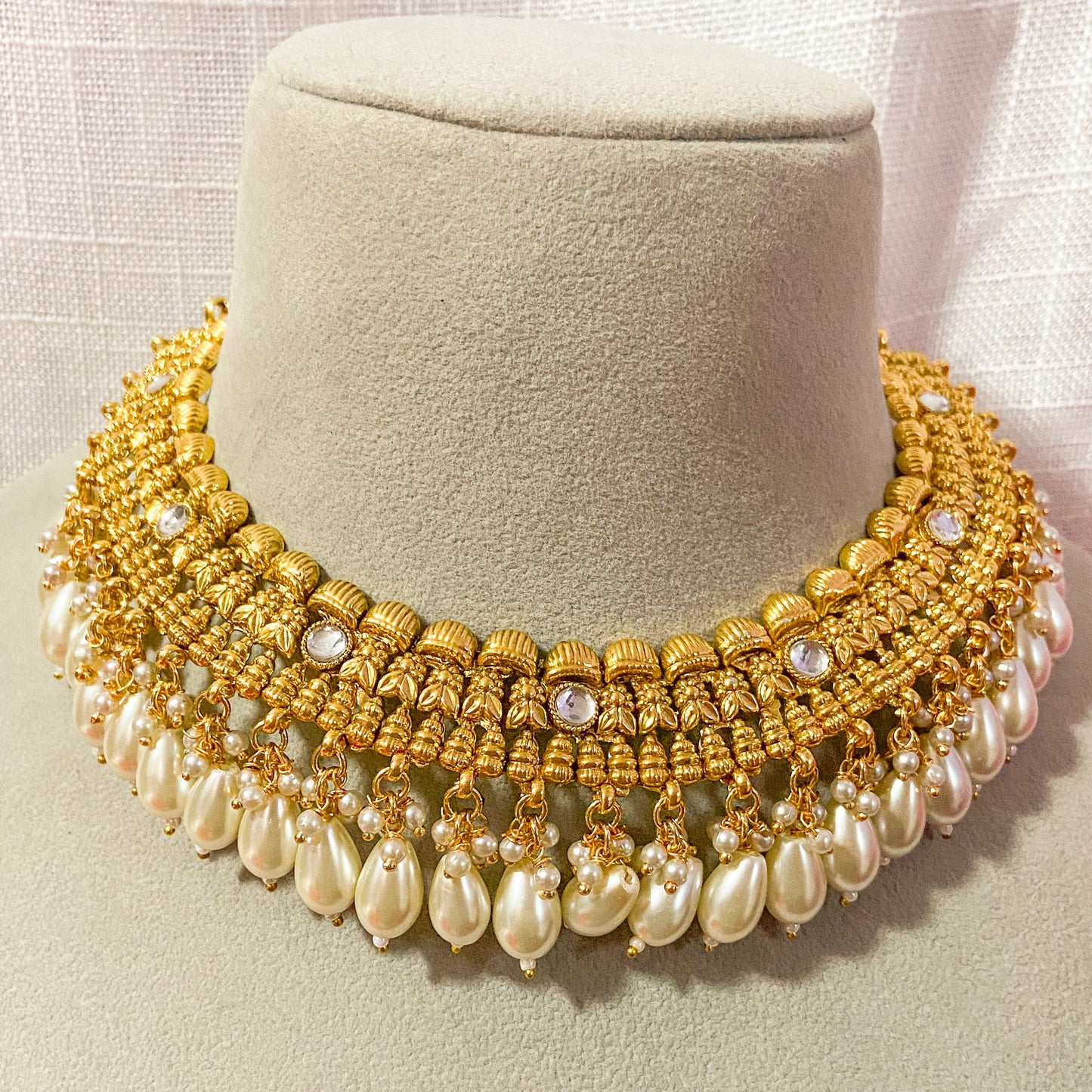 Punjabi traditional necklace- golden