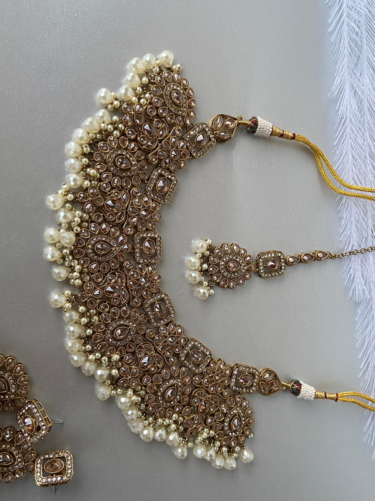 Polki necklace- golden