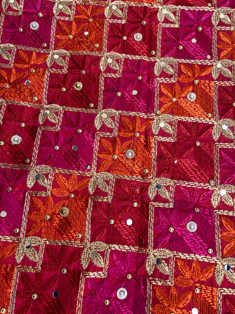 HEAVY PUNJABI PHULKARI - MULTI