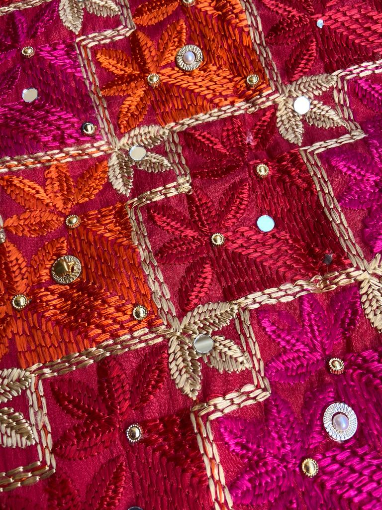 HEAVY PUNJABI PHULKARI - MULTI