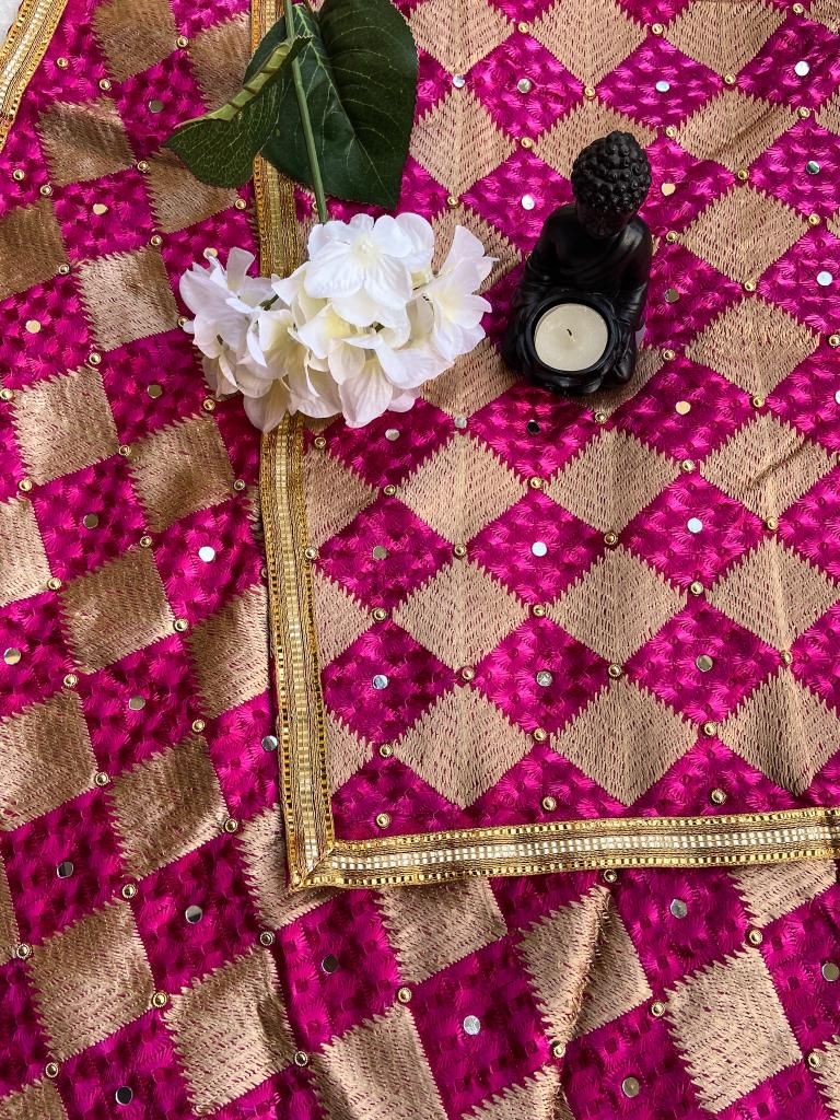 PHULKARI - HOTPINK