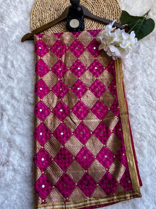 PHULKARI - HOTPINK