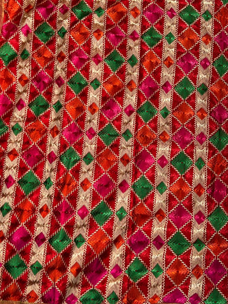 HEAVY PHULKARI -MULTI