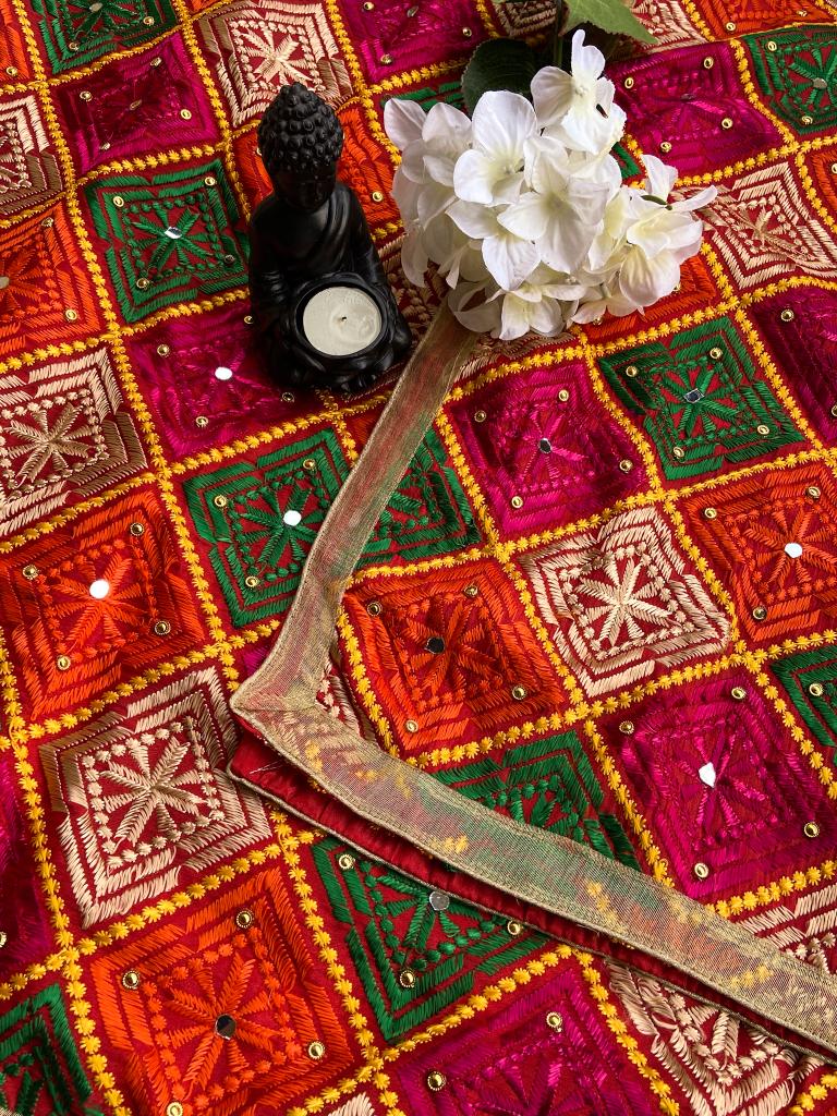 HEAVY PHULKARI - MULTI