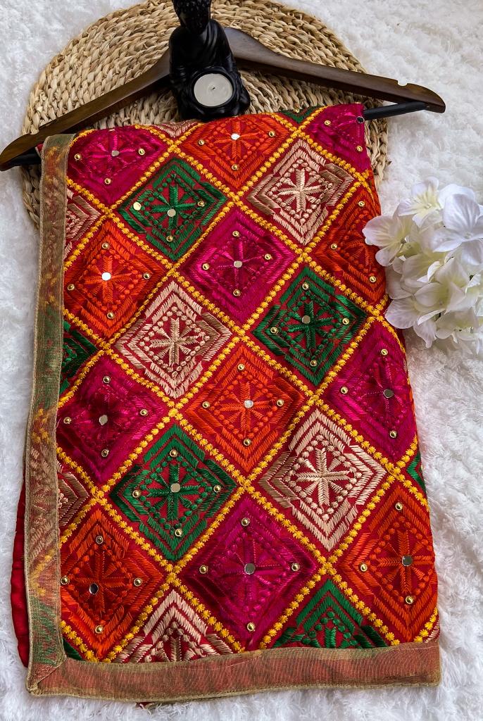 HEAVY PHULKARI - MULTI