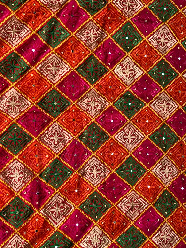 HEAVY PHULKARI - MULTI