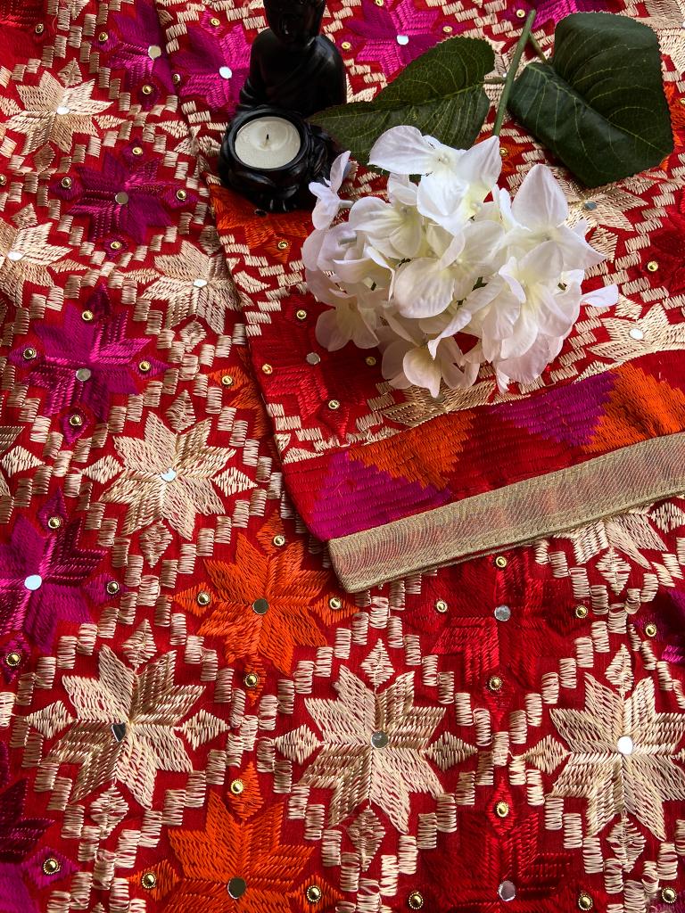 HEAVY PHULKARI - MULTI